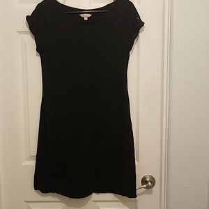 Black cotton dress